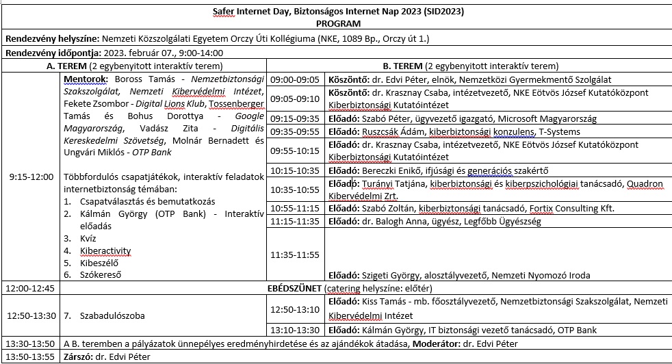 SID 2023 program