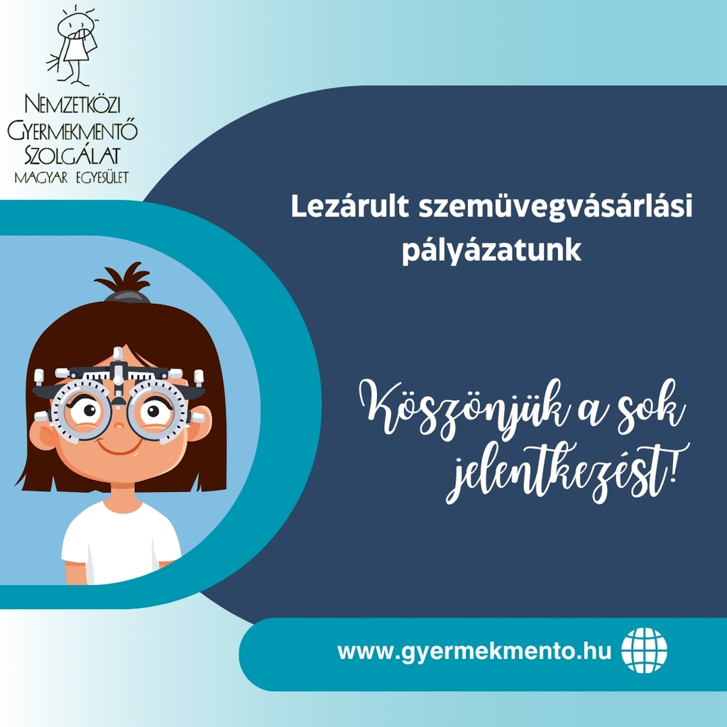 lezárult szemüvegpályázat